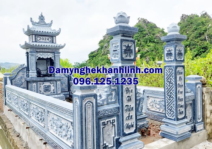  TOP 10+ Mẫu lăng mộ gia đình đẹp nhất bằng đá xanh năm 2024