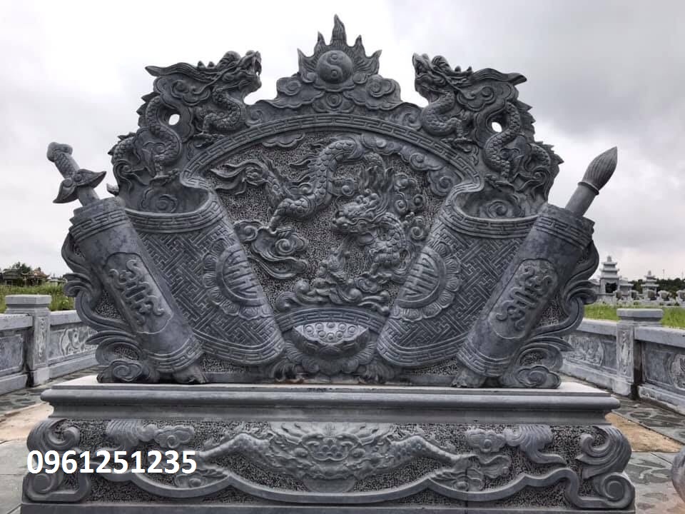 Cuốn thư đá đẹp kl01