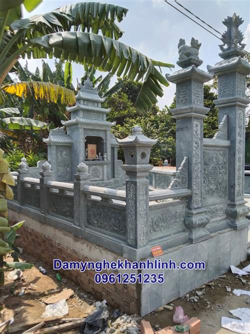 Hàng rào lăng mộ đá đẹp tại Bình Dương