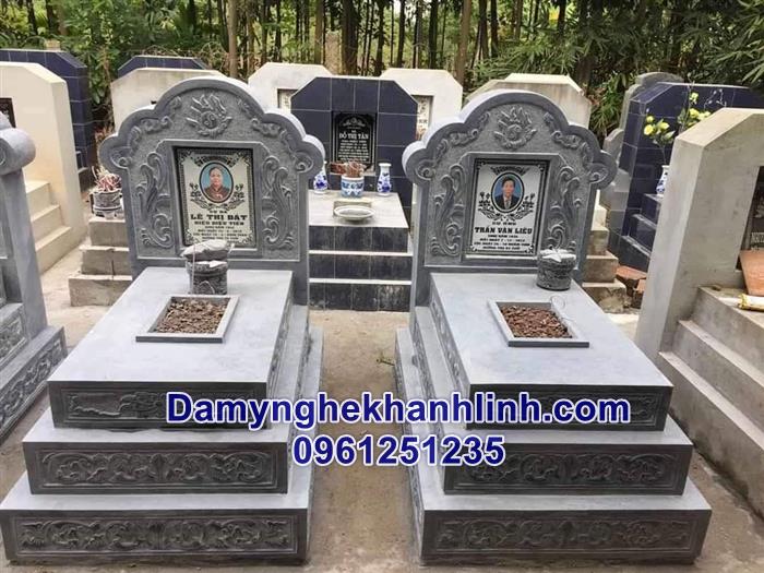 Kích thước mộ đá tam cấp chuẩn phong thủy 