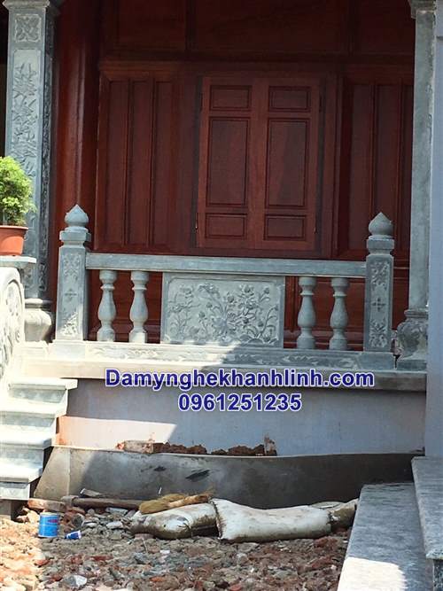 Lan can đá đình chùa đẹp 