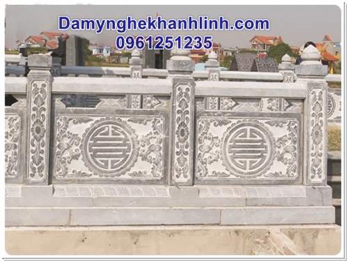 Lan can đá hàng rào đá lăng mộ đẹp 