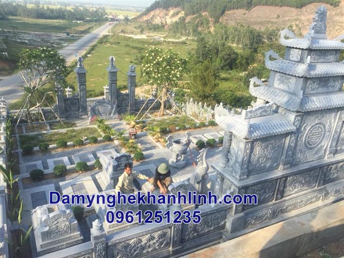 Lăng mộ đá gia đình đẹp 