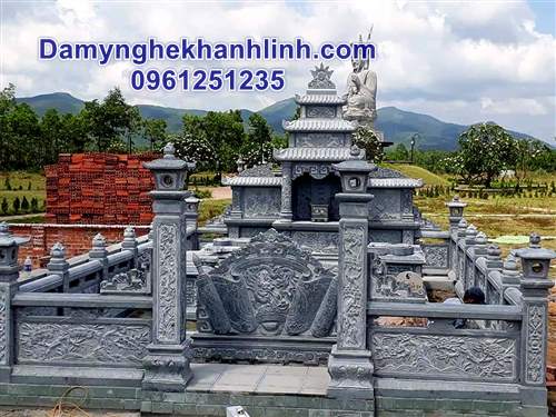 Lăng mộ đá gia đình đẹp 