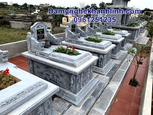 Mẫu mộ đá bành đẹp 