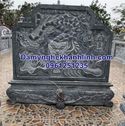 Mẫu bình phong mãnh hổ 