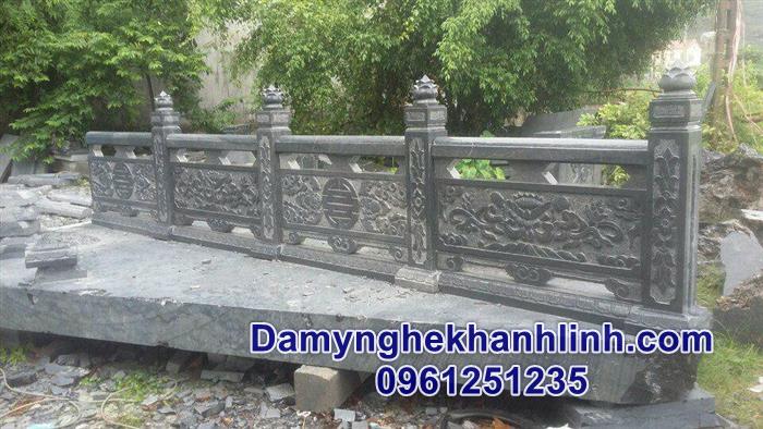 Mẫu hàng rào đá đẹp cho khu lăng mộ đá 