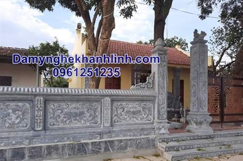Mẫu hàng rào đá nhà thờ họ đẹp 