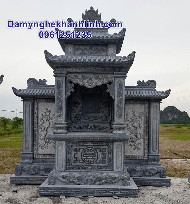 Mẫu lăng thờ cánh bằng đá đẹp 