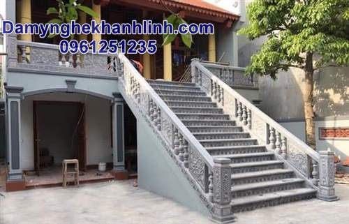 Mẫu lan can đá song con tiện đẹp 