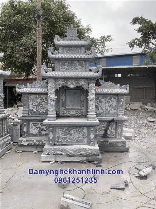 Mẫu lăng thờ đá cánh đẹp 