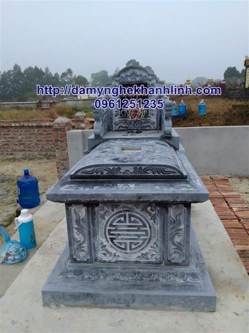 Mẫu mộ bành đá đẹp - Đá mỹ nghệ Khánh Linh