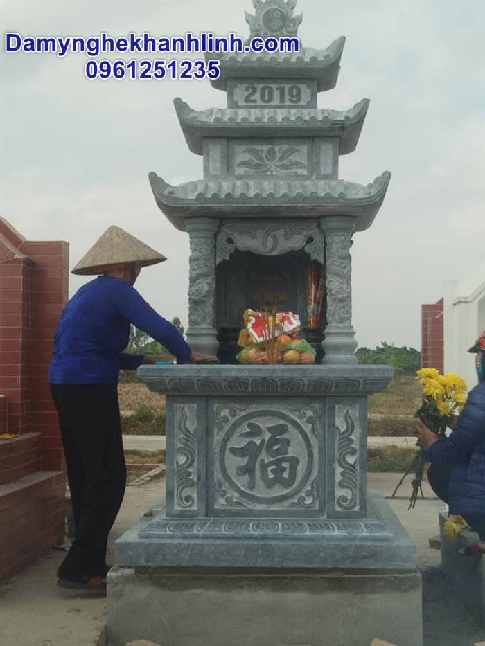 Mộ đá ba mái đẹp giá rẻ