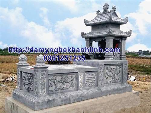 Mộ đá hai mái đao đẹp