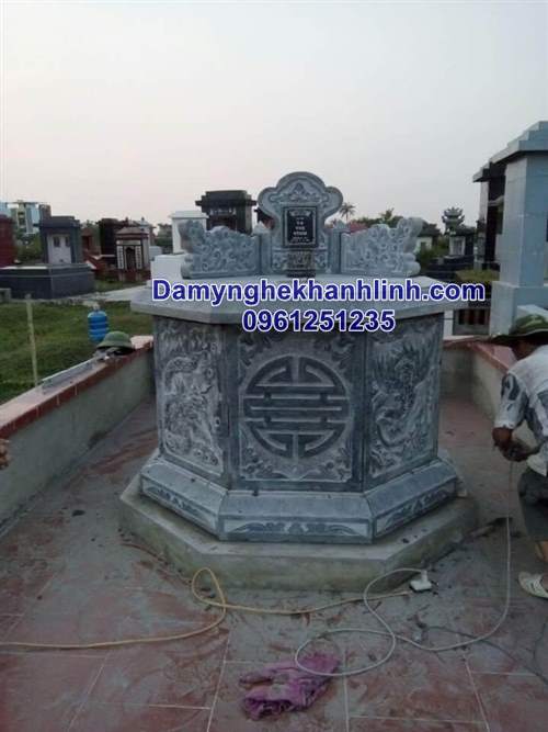 Mộ đá lục giác đẹp 