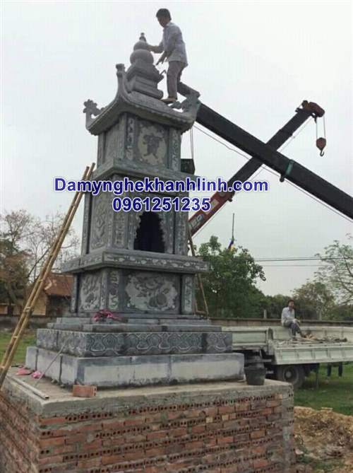 Mộ đá phật giáo mộ tháp phật giáo đẹp 