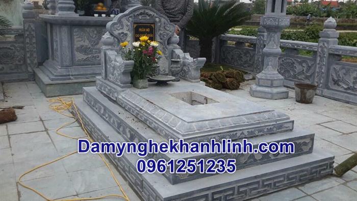 Mộ đá tam cấp đẹp 