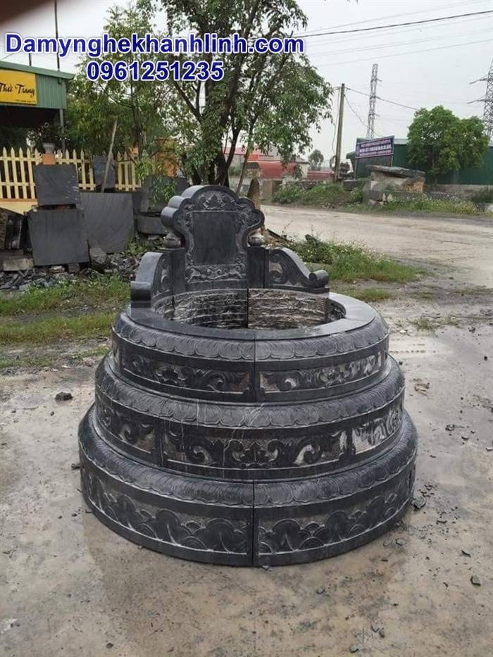 Mộ đá tròn-mẫu mộ tròn bằng đá đẹp nhất