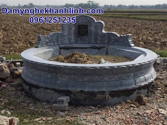 Mộ tròn bằng đá đẹp 