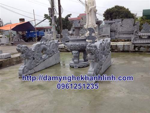 tượng rồng đá bậc thềm đẹp 