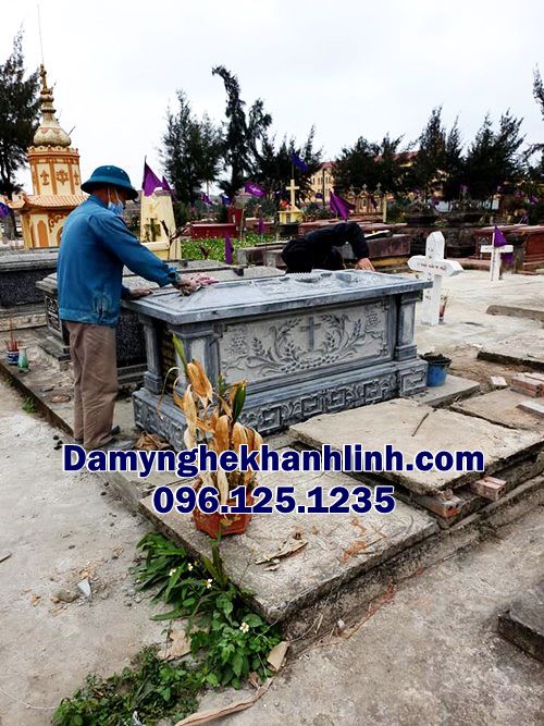 Mộ đá công giáo tại Đồng Nai - nghĩa trang Biên Hòa